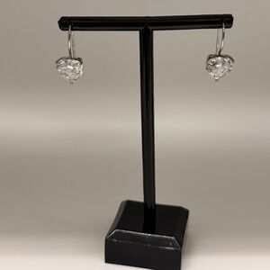 Silver Heart Earrings